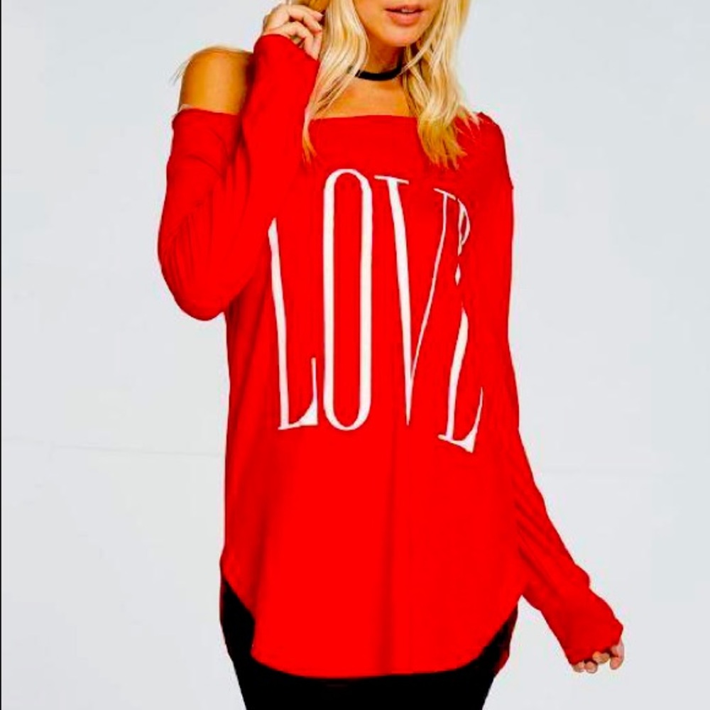 Love - off shoulder top